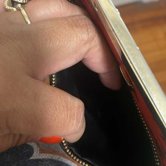 Henri Bendel New York snake print clutch - Picture 6 of 8